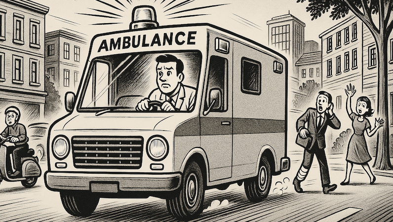 救護車駕駛無照，有什麼罪刑或處罰？車禍律師解析2025年7月1日松山死亡車禍案_PAMO車禍線上律師